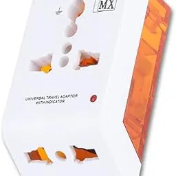 MX 3 PIN Traveller Universal Socket Plug (Type G), Worldwide Travel Adaptor, Multi Plug, Conversion Plug, Socket Connector 3 in 1-image-2