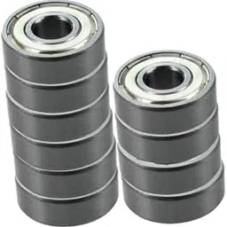 CYBIC 608zz Precision Ball Bearings, Silver Steel, 10 Pieces Pack, Multipurpose Mechanical Components-picture-19