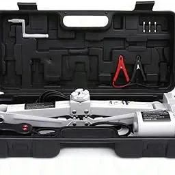 JANVITHA 12V DC 150W Electric Floor Jack Lift Upto 5 Ton Weight | Electric Scissor Jack Tool KIt (Height Upto 16.5 Inches) image 1