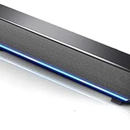 Soundbar, Multi-Function Stereo Surrounding Deep Bass Sound USB Wired Indoor Music Player Box 3.5mm Input for PC Cellphones(Black)-picture-11