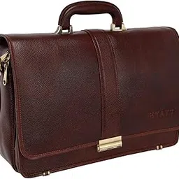 16 Inch Full Grain Natural Leather Laptop Messenger & Shoulder Bags For Men 24 Litres Capacity Upto16 inch Laptop Compartment Dimension-L-16 X H-12 X W-5 Inch-image-29