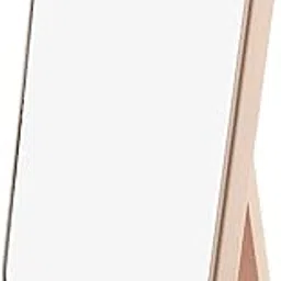 Desktop Foldable Makeup Mirror, Dressing Desk Bedroom HD Square Travel Portable Mirror for Girl Women (Pink, 5.7x4 INCH)-image-17