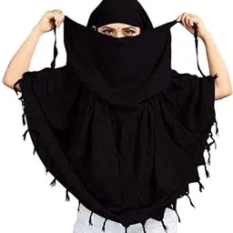 Women's Premium Rayon Breathable Sun Rays Protection Mask and Lightweight Scarf-picture-48