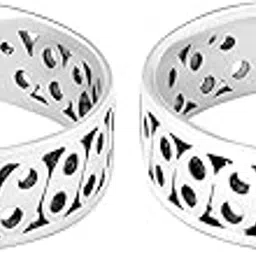 giva 925 Silver Detailed Toe Rings| Toe Rings for Women and Girls | With Certificate of Authenticity and 925 Stamp | 6 Month Warranty*-picture-10