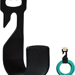 DRIOSE® Durable Heavy Duty ABS Material Wall Mounted Watering Hose Holder Garden Pipe Stand | Portable Irrigation Hose Hanger | Garden Pipe Holder Hook In Black Pack of 1-image-71