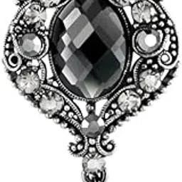syga Brooch Pin Fashion Crystal Gray Rhinestone Jewellery Pin Vintage Clothing Accessories Decoration Versatile design Brooches For Women- S66-picture-33