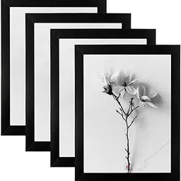 Picture Frame Set of 4, A4 Size 21x29cm, Black Wall Art Frames for Home and Office-picture-12