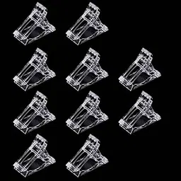 kiyaan 10pcs Transparent Nail Tip Clips, Poly Quick Building Nail Gel Clamps Acrylic Nail Extension UV LED Builder for DIY Manicure Poly Extension Gel Nails-picture-31