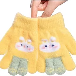 tomorrow fashion Tomorrow Kids Winter Gloves for Newborn Baby | Thermal Insulated Soft Fleece Mittens | Warm Animal Print Gloves for Infants Toddlers & Kids | Outdoor Play Snow & Cold Weather-picture-17