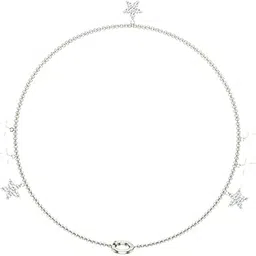 dishis 18k (750) White Gold and Diamond Designer Bracelet for Women-picture-20