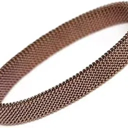 style kraft-jewellery Rose Gold Spring Bracelet, Stainless Steel Stretch Mesh Bangle for Men Women, Adjustable Bracelet-picture-25