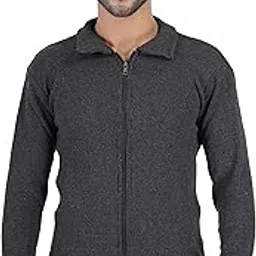 manra Men’s Woolen Striped Collared Zipper Sweater Jacket – Full Sleeve, Thick Wool, with Side Pockets for Winter-picture-54