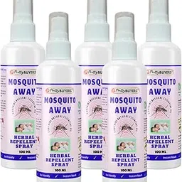 Natural Mosquito Repellent Spray For Home | Effective Herbal Spray 100MLx5-picture-59