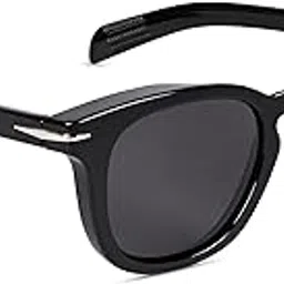 voyage UV Protected & Polarized Black Square Sunglasses for Men & Women (22002MG4189)-picture-43
