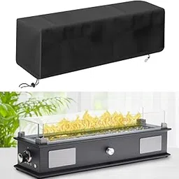 TRENDIVIBE Outdoor Fire Pit Cover Dustproof Weatherproof Heavy Duty Table Firepit Cover-picture-26