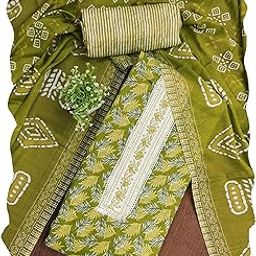 manvaa Women'S Green Unstitched Gala Work Cotton Dress Material (MT622GRN)-picture-32