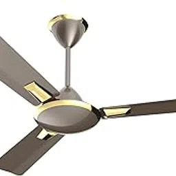 Crompton PREMION AURA PRIME 1200 mm Ceiling Fan for Home | Premium Designer | Anti-Dust | Superior Air Delivery | 1 Star Rated Energy Efficient Fan | 2 Years Warranty | (Dusky Brown), Pack of 1-image-1