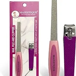 Majestique NAIL FILE AND CLIPPER SET professionally designed for smooth filing of nails and removes dead skin along the nails, Stainless steel nail clipper Quality nail tools (Pack of 2)-picture-36