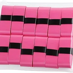 12 Pieces Tennis Badminton Racket Overgrips for Anti-Slip and Absorbent Grip (Pink)-image-19