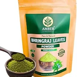 AMBER NATURALS Bhringraj Leaves Powder, 200g, Pure & Natural for Hair Growth and Skin Care, Chemical-Free, Vegan-picture-15