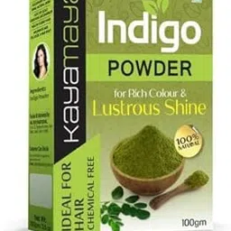 Kayamaya Organic Indigo Powder | Indigofera tinctoria for black Hair - (100g)-image-39