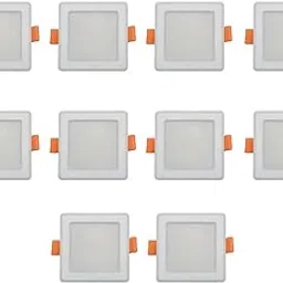 Swift Lite LED Light Pack of – 10, 5 Watts – Square Panel Light - WW (P10 - WW - 5W SPL)-picture-30
