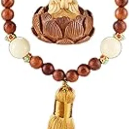 Fashion My Day Buddha Statue Car Rearview Mirror Pendant Blessing Dangling Ornament Yellow Tassel | Parts & Accessories | Car & Truck Parts | Interior | Seat Covers-picture-13