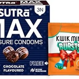 Dasutra Max Pleasure Dotted Condoms For Men | 5 in 1 Multi-Textured Lubricated | Enhanced Pleasure For Both | 3 in Each Pack (Chocolate, Pack of 10)-picture-39