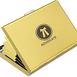 ujji Lawyer's Logo RFID Blocking Credit Card Wallet with 6 Slots ATM Card Holder-picture-42