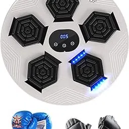 CALANDIS™ Music Boxing Machine Sports Workout Punch Force Tester Response Coordination Light Grey | Punching Bags | Training Equipment Supplies | Boxing, Martial Arts MMA-image-55