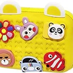 funblast Sling Bag for Girls – Cute Kawaii Crossbody Bag with Adjustable Strap, Stylish Korean Purse for Kids, Fancy Pop Bag with Animal Charms, Sling Bag for women-picture-12