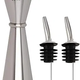 Birdbrid Peg Measure with Pourer, Stainless Steel 30ml Liquor Peg Measurer with Bottle Pour Spout, Bar Tool for Spirits, Whiskey, Vodka, Alcohol, Leak-Proof, Easy Pouring (Japanese Jigger 2 Pourer)-picture-24