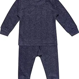 Kids Thermal Inner Top and Pajama Set - Unisex, Breathable Cotton Fabric, Full Sleeves, Winter, Warmer, Suited for Baby, Boys, Girls (Pack of 1 Set)-picture-30