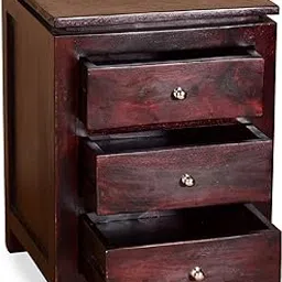 Madera WC-BD-4619-MAH Bedside Cabinet (Mahogany)-picture-57