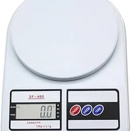 Kitchen Scale Multipurpose Portable Electronic Digital Weighing Scale | Weight Machine With Back Light LCD Display | White-image-85