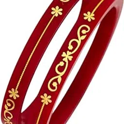 s.r. gold palace 22kt (916) Yellow Gold Handmade Pola Bangles|Chooda|Churas for Women with Purity Certificate-picture-11