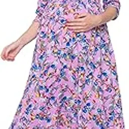 av2 Women's Rayon Relaxed Fit A Line Maternity Wear-picture-50