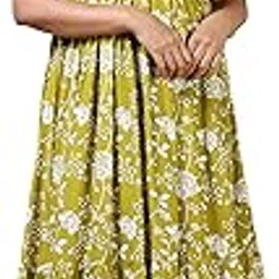 Floral Print Maternity Nursing Dress, Navy Blue and White Floral Print Cotton Mid-Calf Side Zipper for Feeding Regular Fit-picture-51