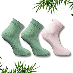 ecosync Athletic Socks for Men | Bamboo Cotton, Moisture Wicking, Anti-Odor | Cushioned Base for Gym, Sports, Walking, Running & Casual Wear | Dark Grey, Olive, Light Peach | Pack of 3-picture-27