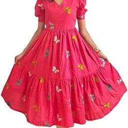 Women's Pure Rayon Anarkali Kurta, Kurti for Women | Floral Design Print | Western Maxi Fit & Flare Dress | Casual Spring and Everyday, Summer, Wear-picture-10