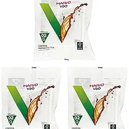 Tgl Co. The Good Life Company Hario 02 100-Count Coffee White Paper Filters, 3-Pack Set (Total Of 300 Sheets) (Japan Import)-picture-11