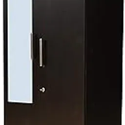 Hudson's Bedroom Wooden Almirah Cabinet Wardrobe with Mirror, Drawers & Double Doors-picture-53
