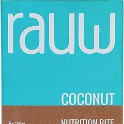 Rauw Coconut Nutrition Bite, 100g (5x20g), No Added Sugar or Preservatives, Plant-Based Snack, Gluten, Soy & Dairy Free-picture-29