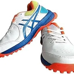 vamjam Cricket Shoes are Designed for Ultimate Support, Comfort, and Performance on The Field Shoes Offer a Perfect Grip, Stability, and Flexibility (Color- White and Blue) (Size- 8)-picture-29