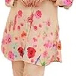 Anarkali Kurta-Set for Women – Viscose Rayon Printed Kurta & Straight Pant | Festive Ethnic Indian Traditional Outfit for Functions & Puja-image-15