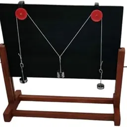 SMEI Parallelogram Law of Force Apparatus (on Stand) for Physics Lab | Gravesand Apparatus-picture-55