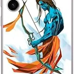 FCS Printed Designer Vinyl Mobile Back Skin Sticker for Samsung Galaxy A54 (Lord Ram FCS-96)-picture-16