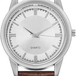 aocasdiy Men's Quartz Watch | Casual Business Wristwatch with Leather Strap image 1