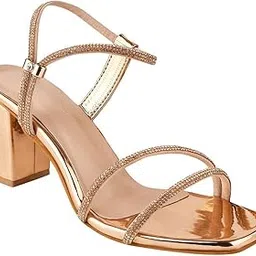 glematoz Women’s Block Heel Stylish Comfortable | |Open Toe Heel Sandals for Party Office & Casual Footwear-picture-24