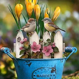 bnf® Garden Stake Collection Yard Decor Accent 2D Flat for Pathway Party Backyard Home & Garden | Home D?©cor | Plaques & Signs-picture-12